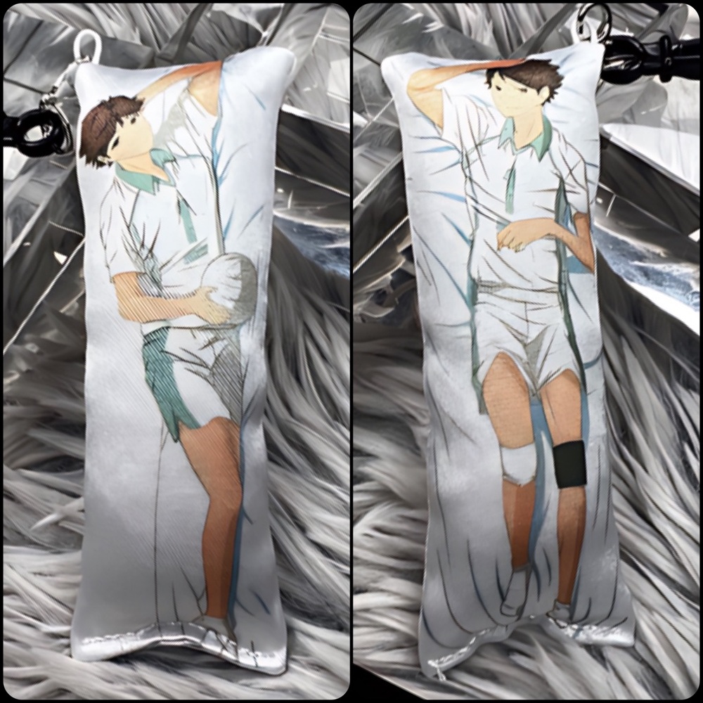 Handmade Anime Toru Oikawa Haikyuu Anxiety Relief Plush Keychain